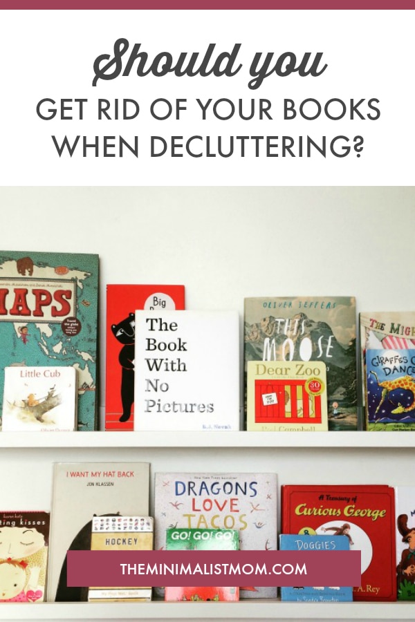 books to unclutter