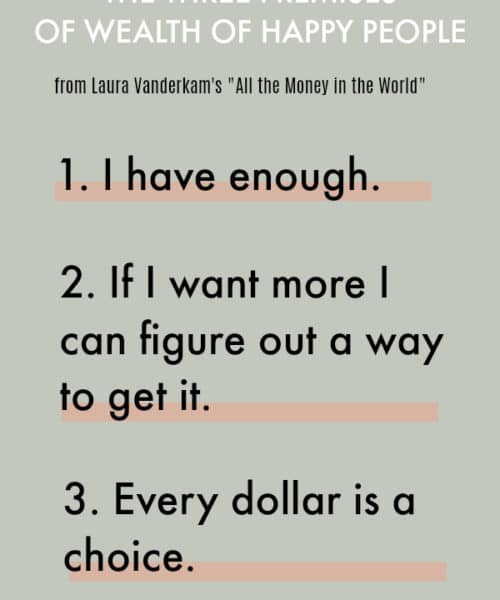 all the money in the world by laura vanderkam